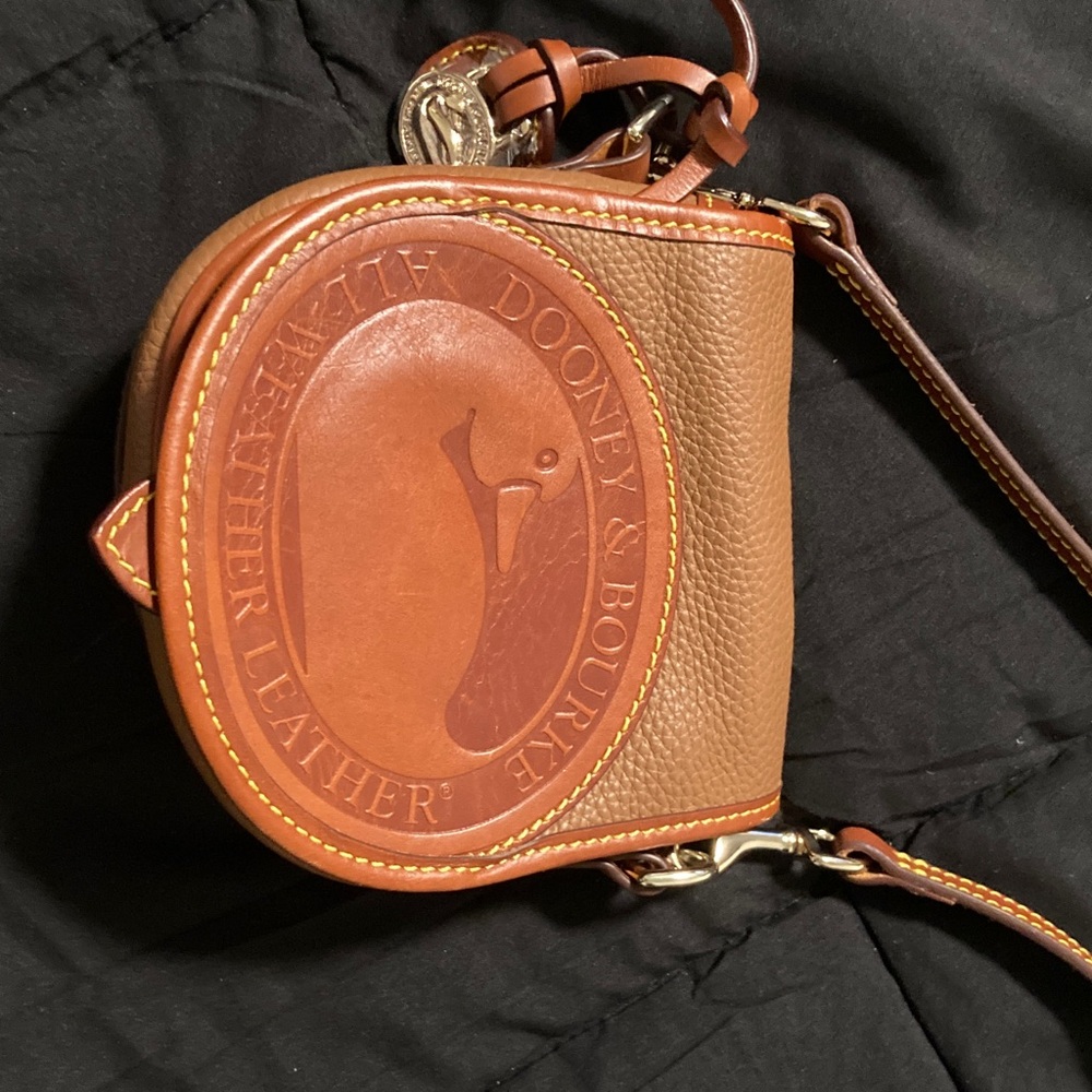 Dooney & Bourke Tan Leather Crossbody Bag